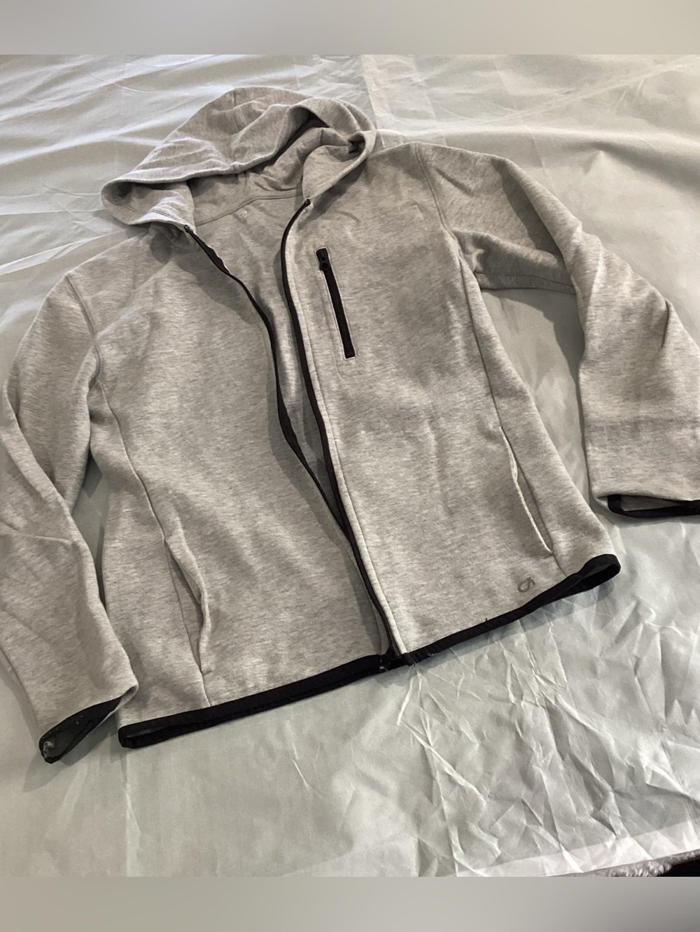 GAP Gray GapFit Performance zip up hoodie size X-Large 421